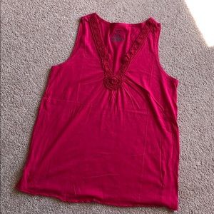 Old Navy pink maternity tank top size Medium